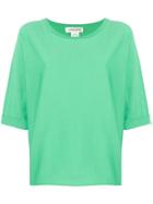 Lamberto Losani Cropped Sleeves Jumper - Green
