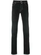 Jacob Cohen Mid-rise Straight Leg Jeans - Black