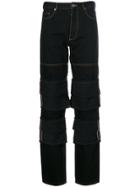 Y / Project Multi-layered Jeans - Black