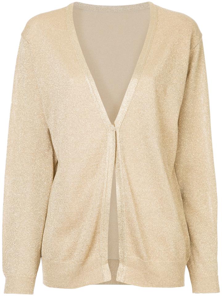 Cityshop V-neck Cardigan - Yellow & Orange