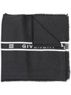 Givenchy 4g Fringed Scarf - Black
