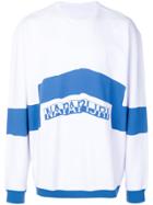 Napa By Martine Rose Colour-block Oversized Sweatshirt - White