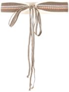 Seya. Embellished Belt - Brown