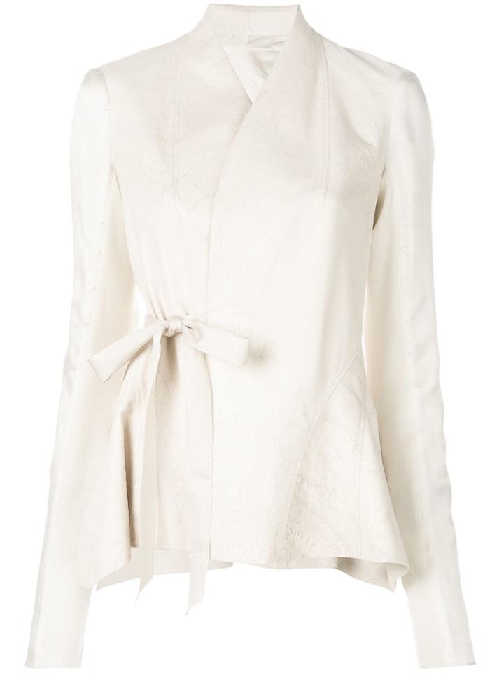Rick Owens Wrap Jacket - White