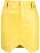 Rta Fitted Mini Skirt - Yellow