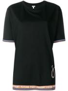 Loewe Past Present Future Hem T-shirt - Black