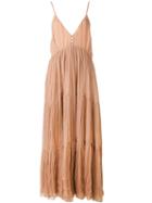 Mes Demoiselles - Celeste Maxi Dress - Women - Viscose - 36, Nude/neutrals, Viscose