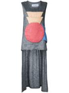 Bintthani - High Low Top - Women - Cotton/linen/flax - M, Grey, Cotton/linen/flax