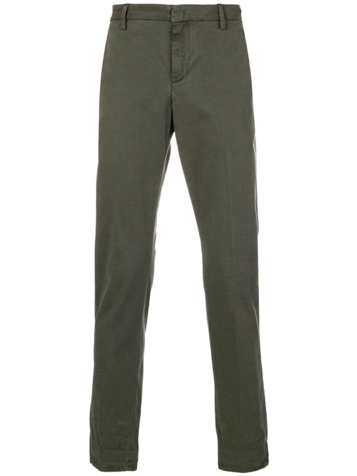 Dondup Relaxed Fit Chinos - Green