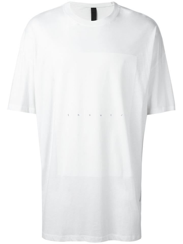 Odeur 'quad' T-shirt, Adult Unisex, Size: Large, White, Cotton