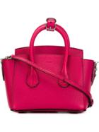Bally Extra Small Sommet Tote, Women's, Pink/purple, Calf Leather