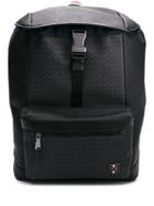Tommy Hilfiger Logo Buckle Backpack - Black