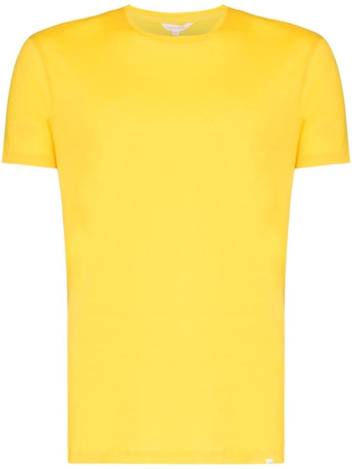 Orlebar Brown Round Neck T-shirt - Yellow