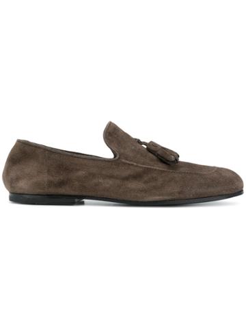 Rocco P. Tassel Detail Loafers - Brown