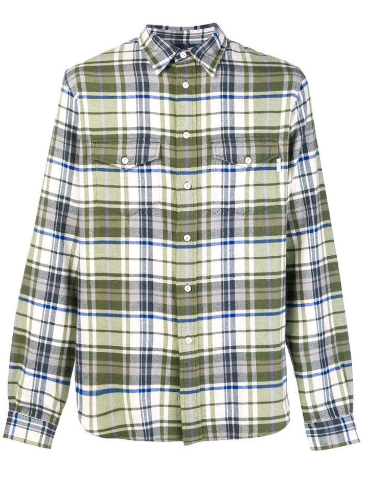 Ps Paul Smith Checked Shirt - Green