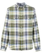 Ps Paul Smith Checked Shirt - Green