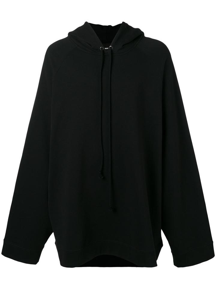 Raf Simons Self Portrait Hoodie, Men's, Size: Medium, Black, Cotton