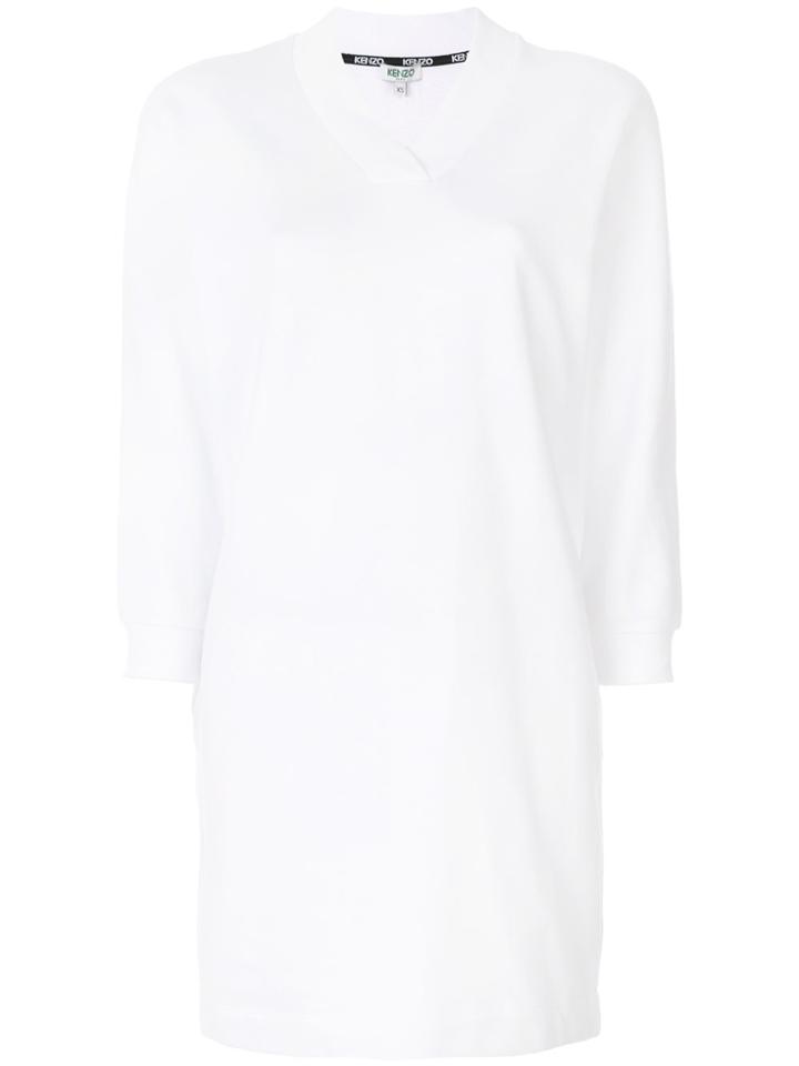Kenzo Sweatshirt Dress - White