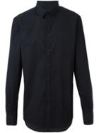 Dolce & Gabbana Classic Shirt, Men's, Size: 43, Blue, Cotton/spandex/elastane