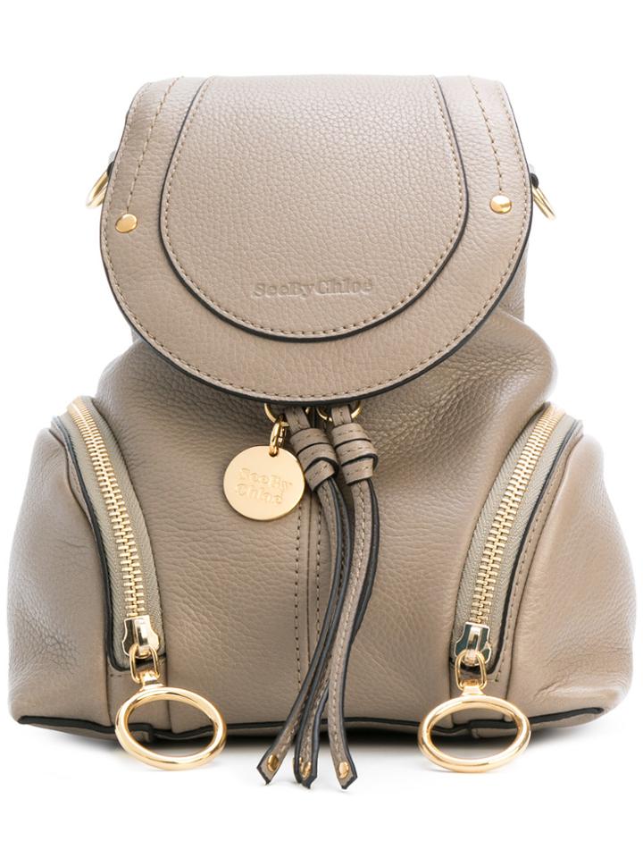 See By Chloé Polly Mini Backpack - Grey