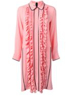 Marni Ruffle Trim Dress - Pink & Purple