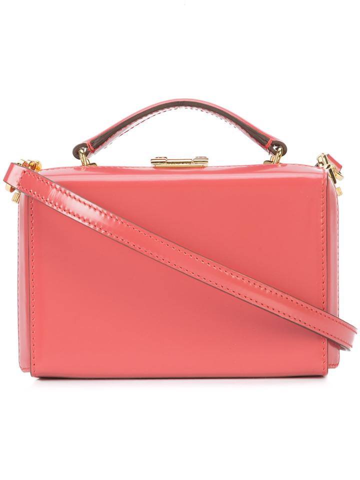 Mark Cross Mini Box Bag - Pink & Purple
