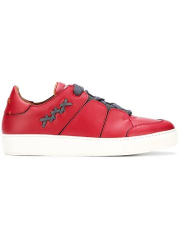Ermenegildo Zegna Couture Tiziano Sneakers - Red