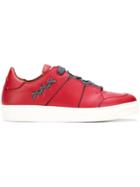 Ermenegildo Zegna Couture Tiziano Sneakers - Red