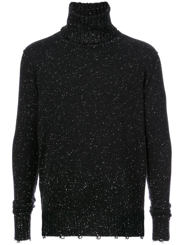 Ziggy Chen Turtle Neck Jumper - Black