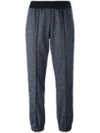 Adidas Cropped Track Pants, Women's, Size: 42, Grey, Polyester/wool