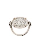 Ann Demeulemeester Blanche Pearl Filled Reversible Ring - Metallic