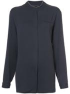 Fabiana Filippi Classic Collarless Shirt - Grey