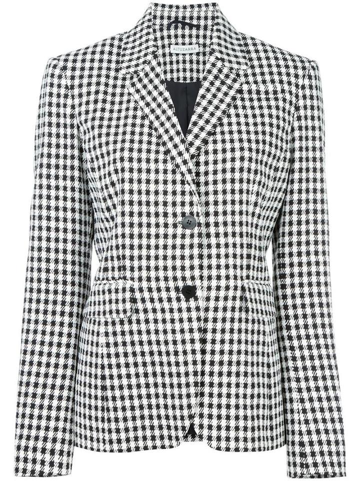 Altuzarra Checked Blazer, Women's, Size: 38, Black, Viscose/spandex/elastane/polyester/acetate