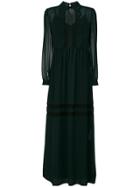 P.a.r.o.s.h. Ruffled Front Maxi Dress - Green