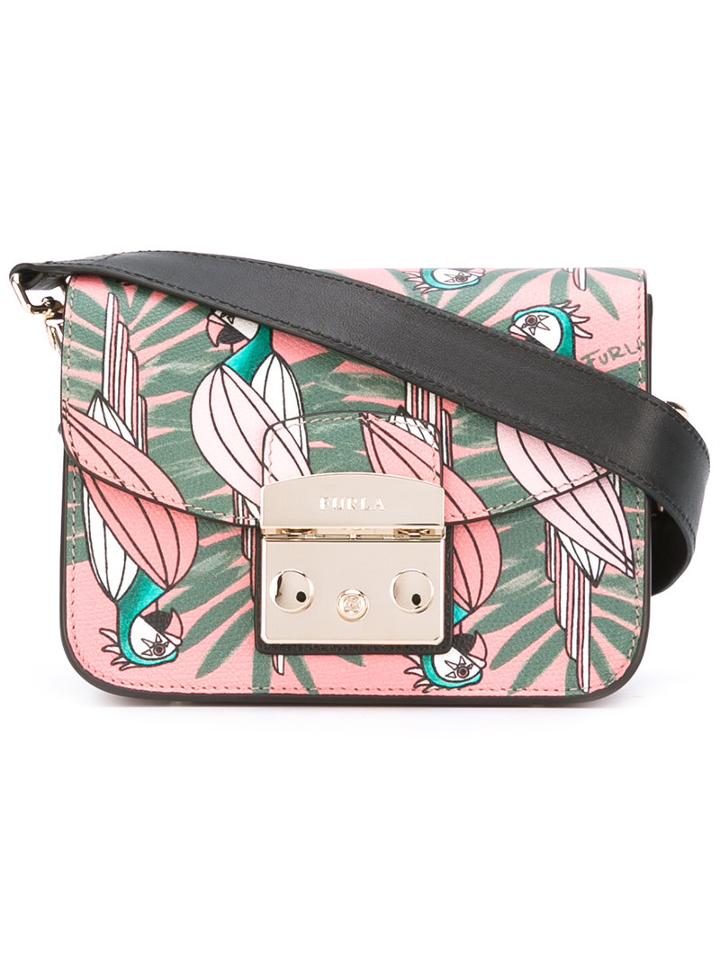 Furla Printed Shoulder Bag, Women's, Leather