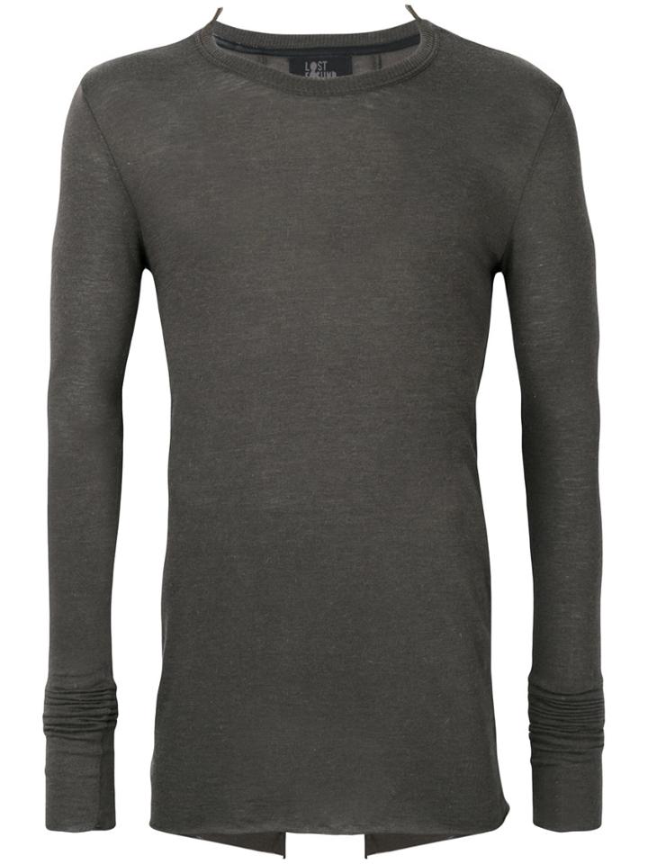 Lost & Found Ria Dunn Classic Fitted Top - Grey