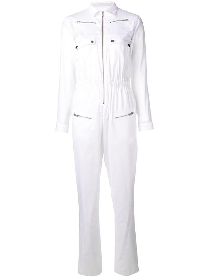 Carolina Ritzler Utility Zipped Jumpsuit - White