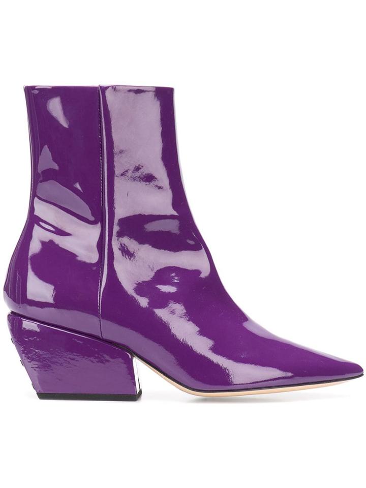 Petar Petrov Sarah Ankle Boots - Purple