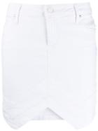 Rta Asymmetric Hem Skirt - White