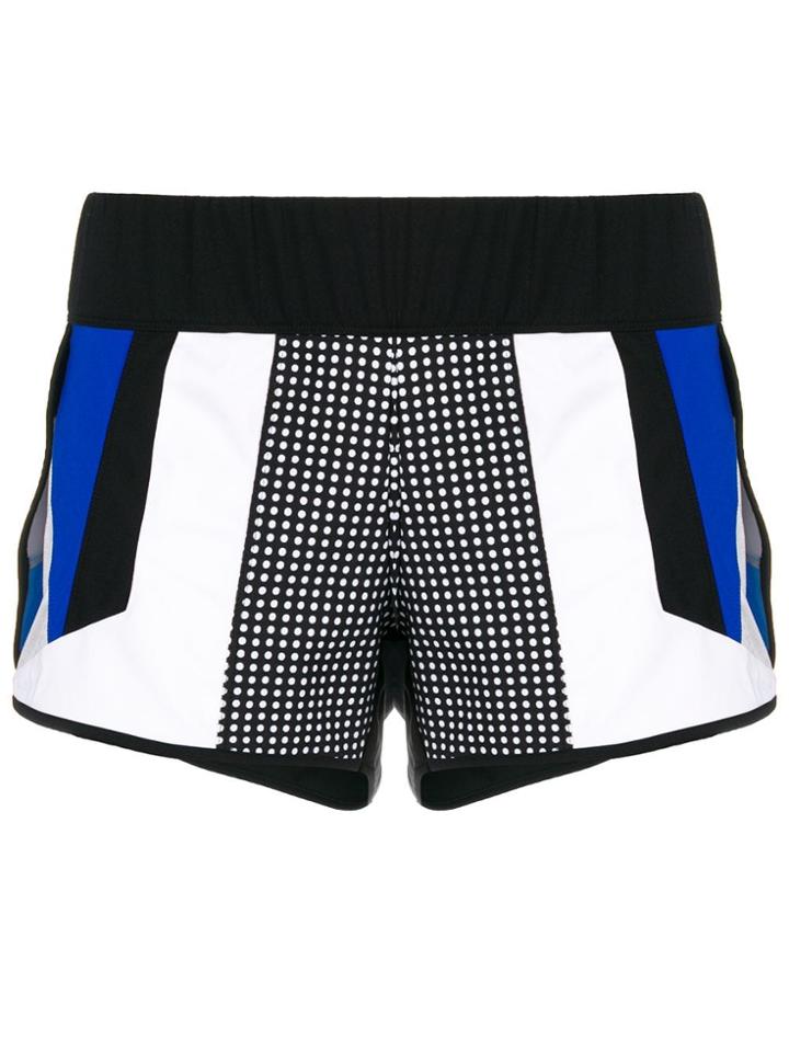 No Ka' Oi Colour Block Shorts - Black