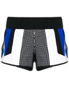 No Ka' Oi Colour Block Shorts - Black
