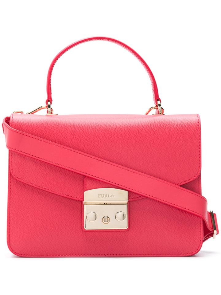 Furla Metropolis Small Tote Bag - Pink & Purple