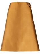 Bottega Veneta A-line Skirt - Brown
