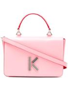 Kenzo K Satchel Bag - Pink