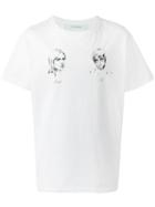 Off-white Death And Jill T-shirt, Men's, Size: Medium, White, Cotton