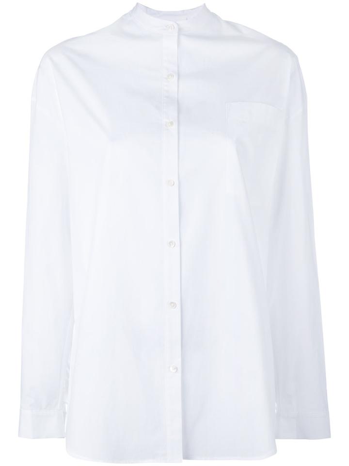 Robert Rodriguez - Ruffled Detail Shirt - Women - Cotton - 2, White, Cotton