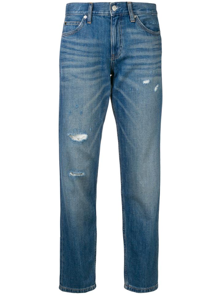 Calvin Klein Jeans Cropped Slim Jeans - Blue