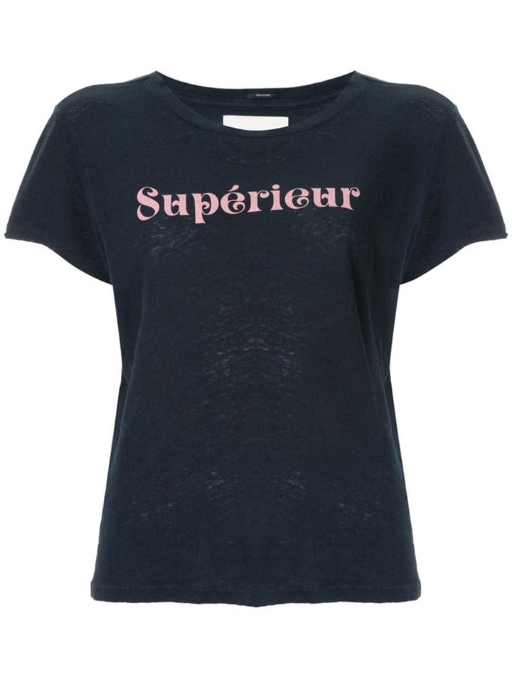 Mother Superior Print T-shirt - Blue
