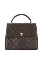 Chanel Pre-owned Cc Logos Hand Bag - Brown