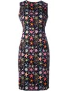 Versace Collection Sea Star Print Fitted Dress